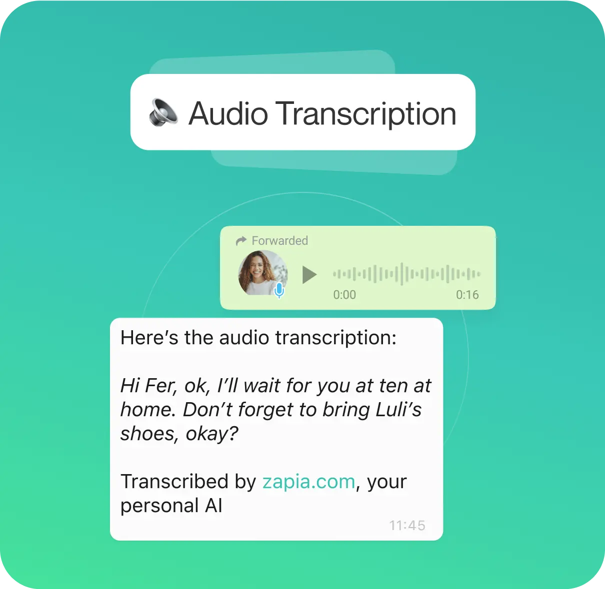 WhatsApp Audio Transcription